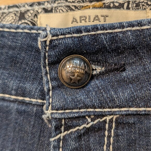 Ariat REAL Mid-Rise Boot Jeans Size 33R - Picture 7 of 15